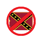no Confederate flag