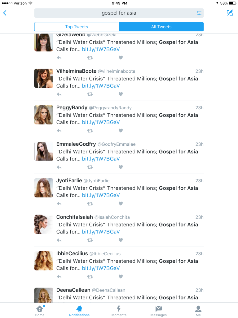 GFA spam bots